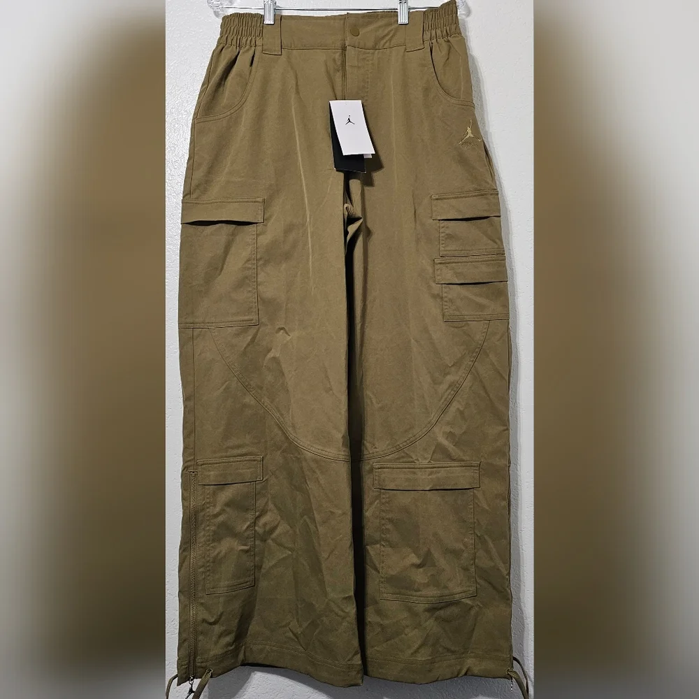 Jordan Utility Cargo Pants Women’s Medium Loose Fit Tan NWT - Picture 7 of 11